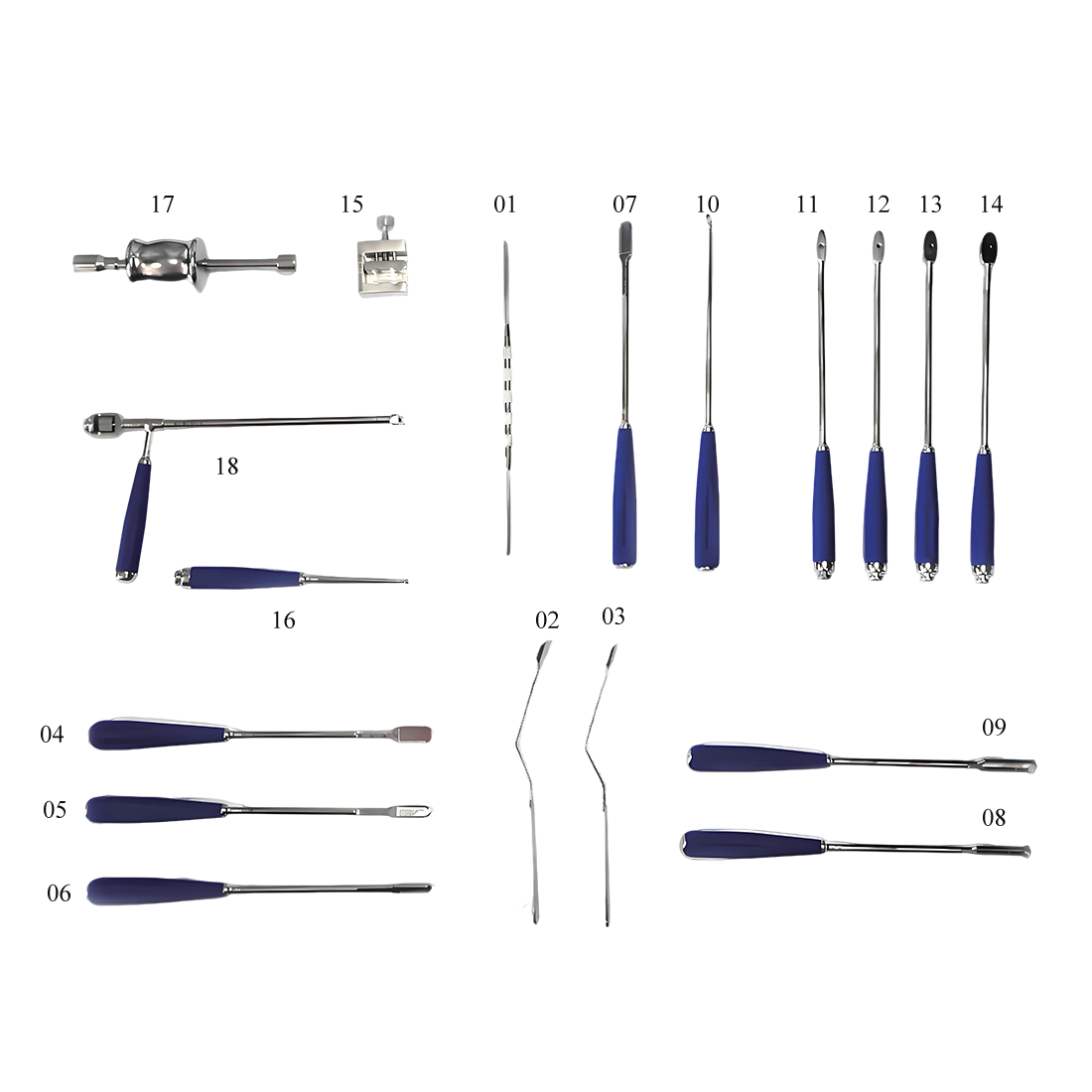胸腔腰椎ケージ用楽器セット (I)