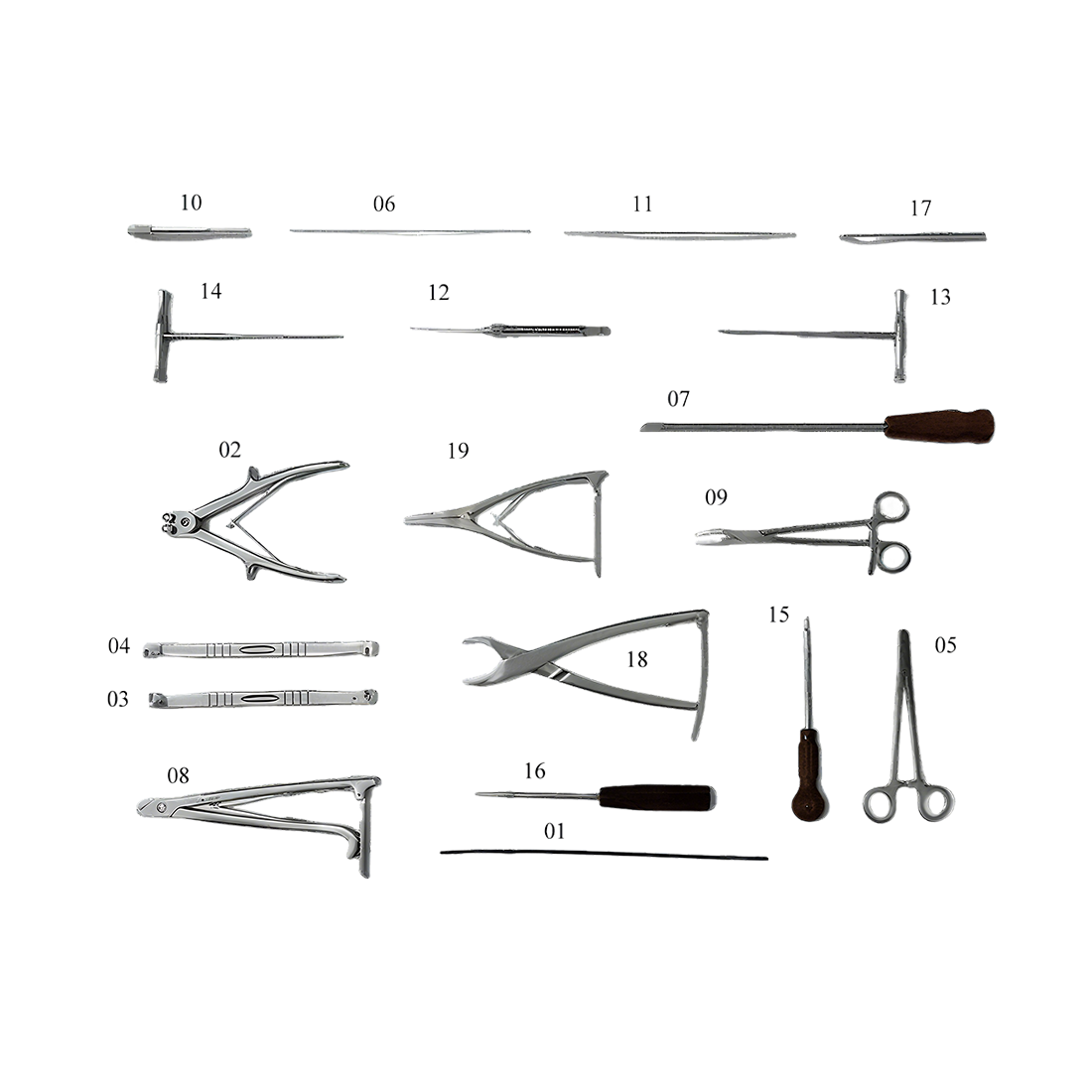 Instrument Set of Trauma Implants